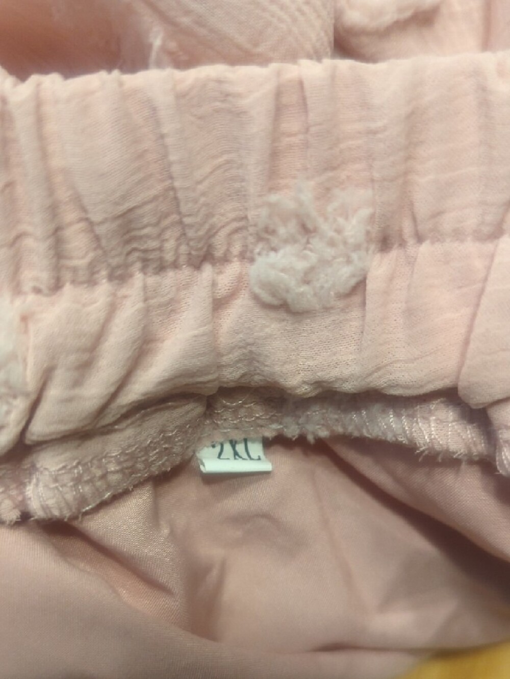 2XL Women’s Pink Textured Midi Skirt - Picture 5 of 7